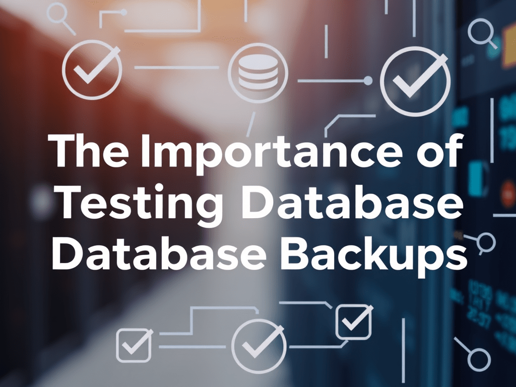The Importance of Testing Database&nbsp;Backups